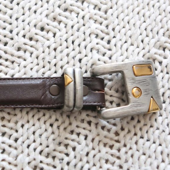 Vicenza leather belt vintage Italy